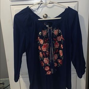 strapless blouse